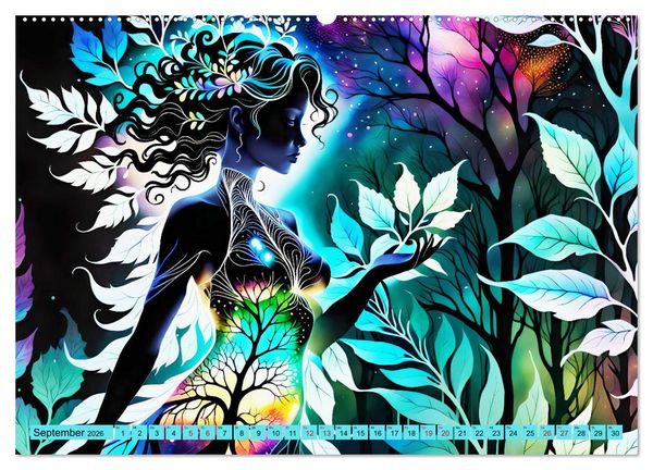Produktbild: Silhouetten des Lebens (hochwertiger Premium Wandkalender 2026 DIN A2 quer), Kunstdruck in Hochglanz