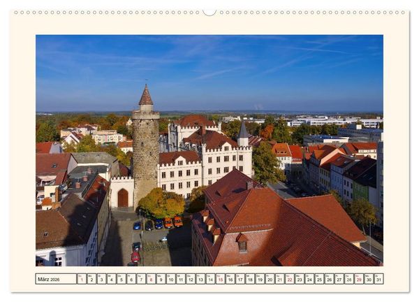Produktbild: Bautzen - Rundgang durch die mittelalterliche Stadt (Wandkalender 2026 DIN A2 quer), CALVENDO Monatskalender
