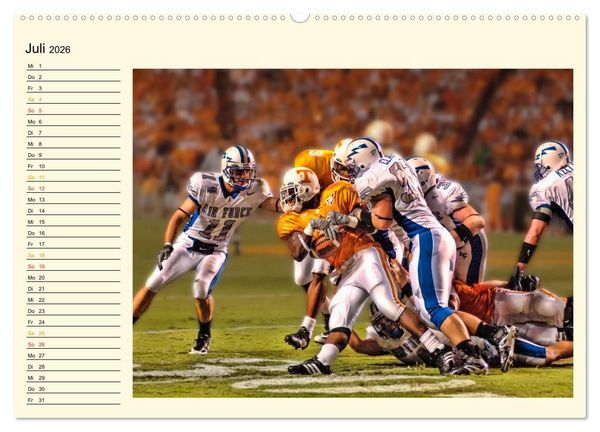 Produktbild: American Football - Taktik und Athletik (Wandkalender 2026 DIN A2 quer), CALVENDO Monatskalender