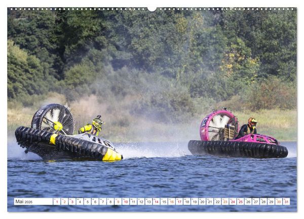 Produktbild: Hovercraft Formel 1 Weltmeisterschaft (hochwertiger Premium Wandkalender 2026 DIN A2 quer), Kunstdruck in Hochglanz