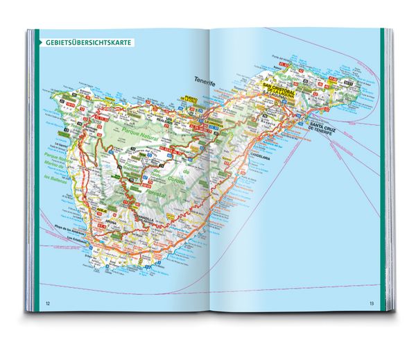 Produktbild: KOMPASS Wanderf&uuml;hrer Teneriffa, 80 Touren mit Extra-Tourenkarte
