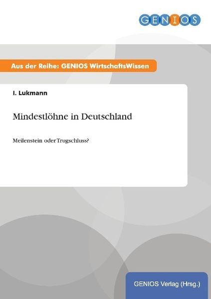 Produktbild: Mindestl&ouml;hne in Deutschland