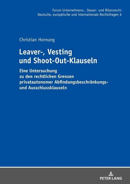 Produktbild: Leaver-, Vesting- und Shoot-Out-Klauseln