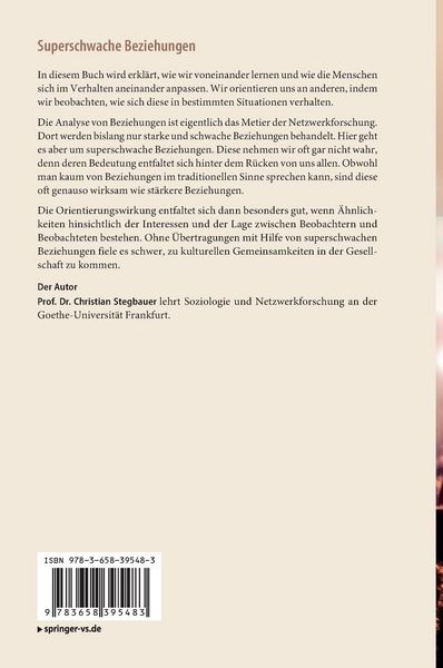 Produktbild: Superschwache Beziehungen
