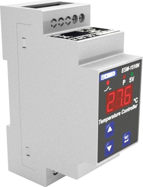 Produktbild: Emko ESM-1510-N.2.11.0.1/00.00/2.0.0.0 2-Punkt-Regler Temperaturregler Pt100 -50 bis 400 &deg;C Relais 5 A (L x B x H) 62 x 35 x 90 mm