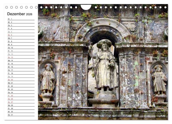 Produktbild: Jakobsweg - Camino Portugues (Wandkalender 2026 DIN A4 quer), CALVENDO Monatskalender