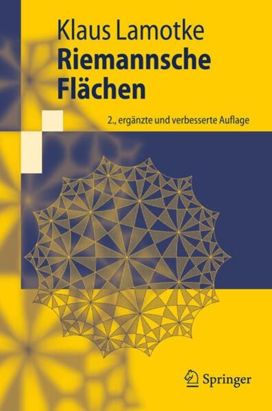 Riemannsche Flächen, Taschenbuch von Klaus Lamotke, Springer Berlin, 9783642017100