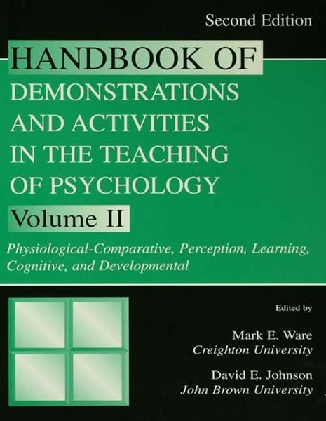 Produktbild: Handbook of Demonstrations and Activities in the Teaching of Psychology