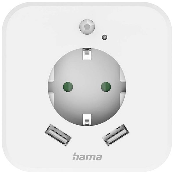 Produktbild: Hama 00223498 LED-Nachtlicht mit Bewegungsmelder LED Tageslichtwei&szlig; Wei&szlig;
