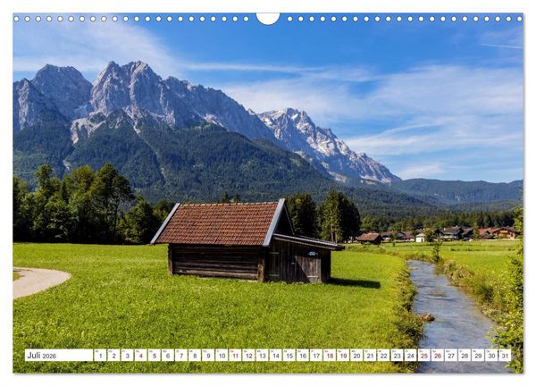 Produktbild: Bayern - Seen, Berge, Landschaft (Wandkalender 2026 DIN A3 quer), CALVENDO Monatskalender