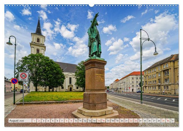 Produktbild: Dessau Ro&szlig;lau Impressionen (hochwertiger Premium Wandkalender 2026 DIN A2 quer), Kunstdruck in Hochglanz