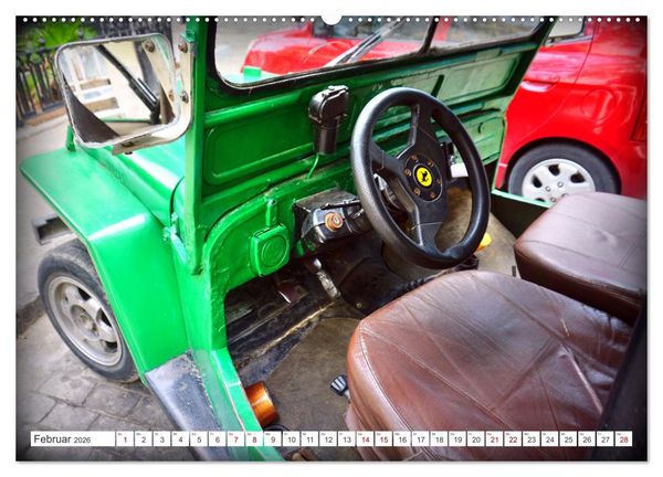 Produktbild: Willys Jeep - Eine amerikanische Legende auf Kuba (Wandkalender 2026 DIN A2 quer), CALVENDO Monatskalender