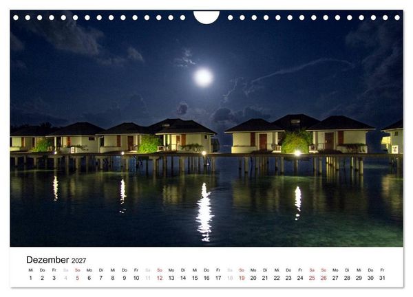 Produktbild: Malediven - Das Paradies im Indischen Ozean I (Wandkalender 2027 DIN A4 quer), CALVENDO Monatskalender