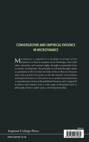 Produktbild: Conversations & Empirical Evidence in Microfinance