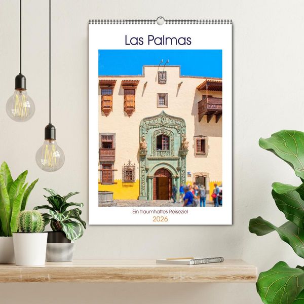 Produktbild: Las Palmas - ein traumhaftes Reiseziel (Wandkalender 2026 DIN A2 hoch), CALVENDO Monatskalender