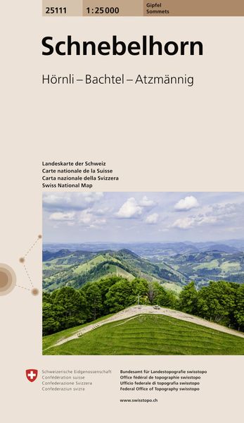 25111 Schnebelhorn, Sonstige von , Swisstopo, 9783302251110