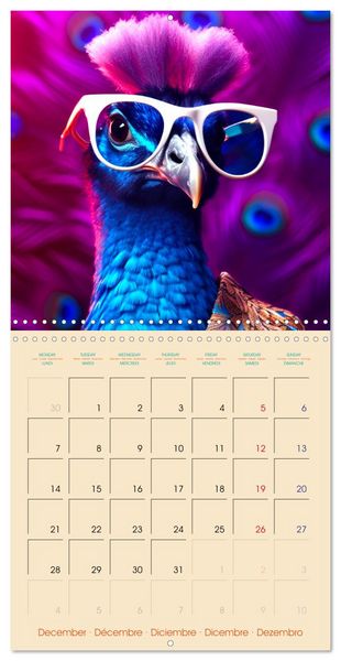 Produktbild: I see you - Animals with glasses (Wall Calendar 2026 12 &times; 12 Inch) CALVENDO 12 Month Wall Calendar