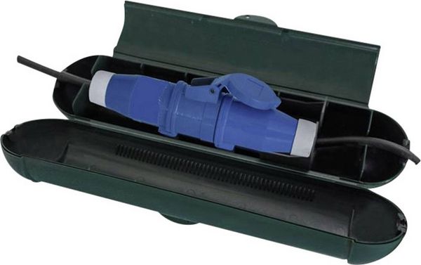 Produktbild: IWH 019603 Safety Box Sicherheitsbox f&uuml;r CEE Stecker (&Oslash; x L) 11cm x 36cm