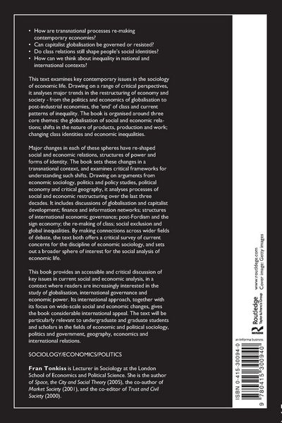 Produktbild: Contemporary Economic Sociology
