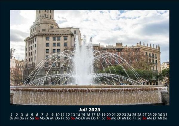 Produktbild: Barcelona 2025 Fotokalender DIN A5