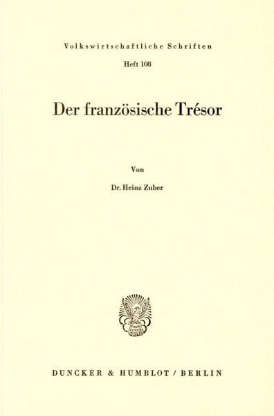 Produktbild: Der franz&ouml;sische Tr&eacute;sor.