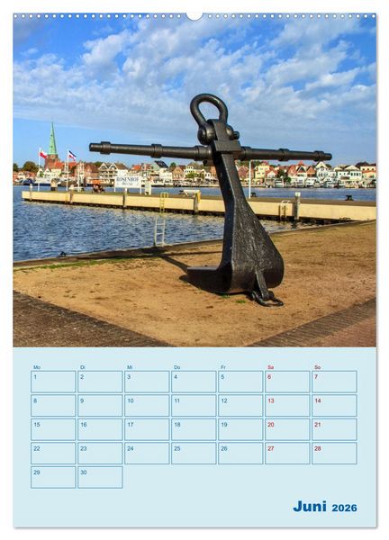 Produktbild: Priwall bei Travem&uuml;nde &ndash; Terminplaner (hochwertiger Premium Wandkalender 2026 DIN A2 hoch), Kunstdruck in Hochglanz