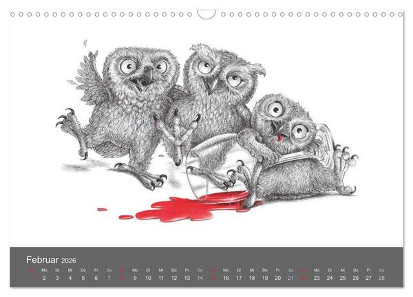 Produktbild: TIERONISCH (Wandkalender 2026 DIN A3 quer), CALVENDO Monatskalender