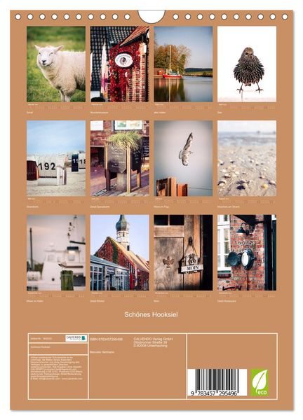 Produktbild: Sch&ouml;nes Hooksiel (Wandkalender 2026 DIN A4 hoch), CALVENDO Monatskalender