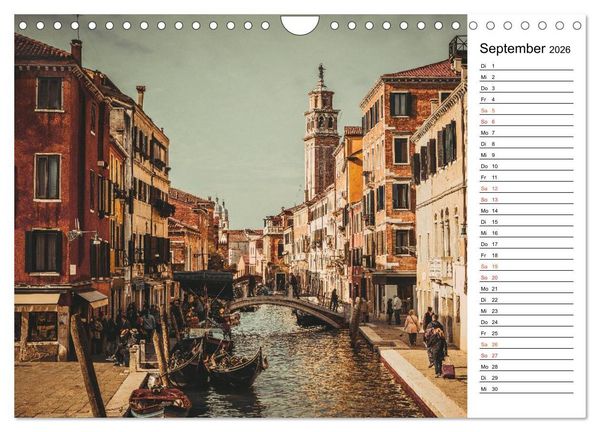 Produktbild: Traumstadt Venedig (Wandkalender 2026 DIN A4 quer), CALVENDO Monatskalender