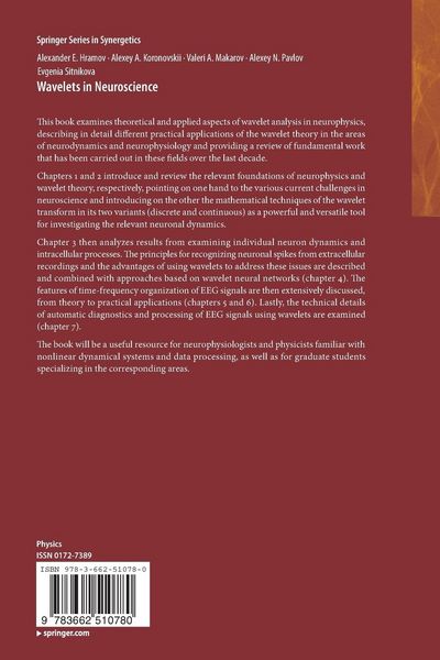 Produktbild: Wavelets in Neuroscience