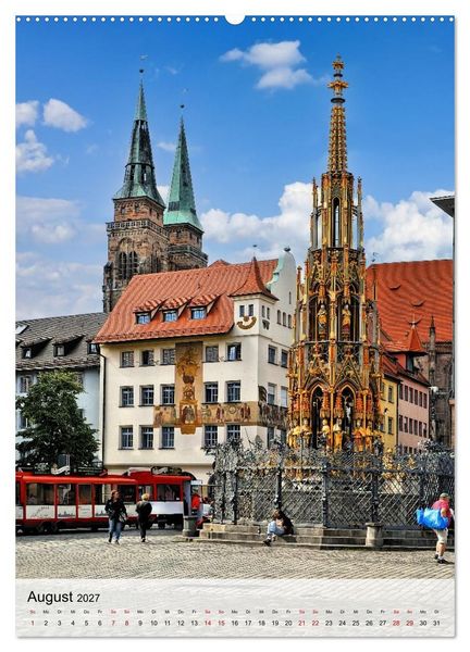 Produktbild: N&uuml;rnberg in Hochformat (hochwertiger Premium Wandkalender 2027 DIN A2 hoch), Kunstdruck in Hochglanz