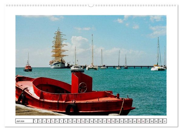 Produktbild: KARIBIK - die Vielfalt genie&szlig;en (hochwertiger Premium Wandkalender 2026 DIN A2 quer), Kunstdruck in Hochglanz