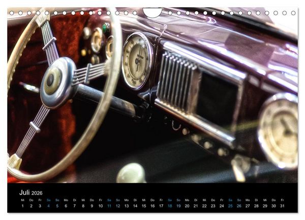 Produktbild: CLASSIC COCKPITS - Funktionale Kunstwerke aus einer anderen Zeit (Wandkalender 2026 DIN A4 quer), CALVENDO Monatskalender