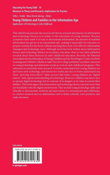 Produktbild: Young Children and Families in the Information Age