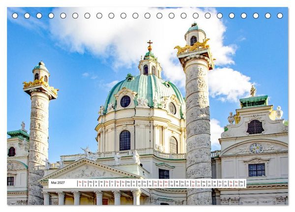 Produktbild: Wien Facettenreiche Metropole (Tischkalender 2027 DIN A5 quer), CALVENDO Monatskalender