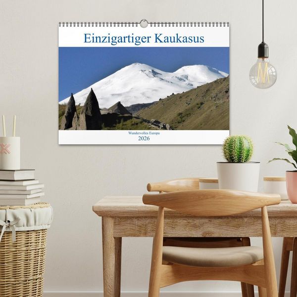 Produktbild: Einzigartiger Kaukasus (Wandkalender 2026 DIN A3 quer), CALVENDO Monatskalender