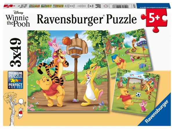 Produktbild: Puzzle Ravensburger WPU: Tag des Sports 3 X 49 Teile