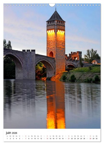 Produktbild: Reflets d'eau (Calendrier mural 2026 DIN A3 horizontal), CALVENDO calendrier mensuel