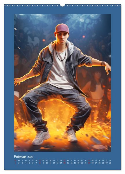 Produktbild: Urban Dancer. Streetstyle-Szene-Illustrationen (hochwertiger Premium Wandkalender 2026 DIN A2 hoch), Kunstdruck in Hochglanz