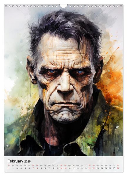 Produktbild: Novel Canvas (Wall Calendar 2026 DIN A3 portrait), CALVENDO 12 Month Wall Calendar