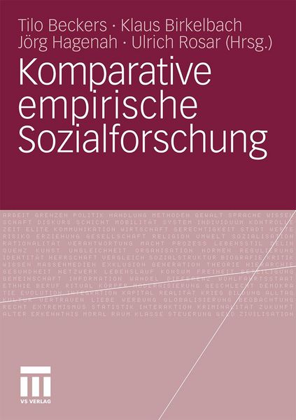 Produktbild: Komparative empirische Sozialforschung