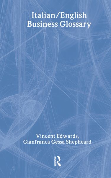 Produktbild: Shepheard, G: Italian/English Business Glossary