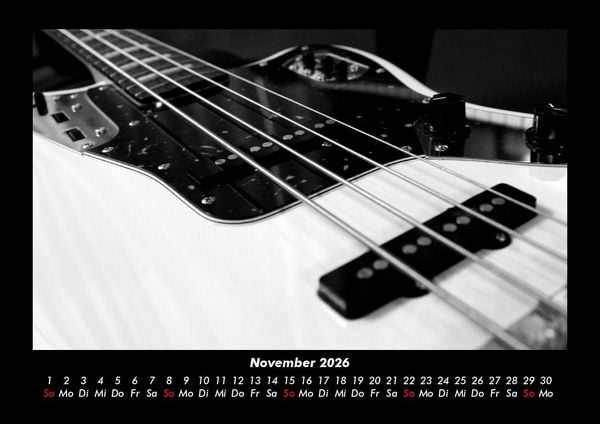 Produktbild: Musik 2026 Fotokalender DIN A3