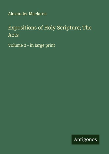 Produktbild: Expositions of Holy Scripture; The Acts