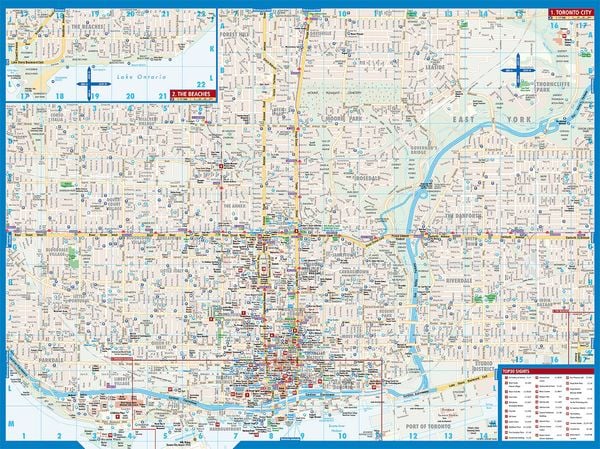 Produktbild: Toronto 1 : 17 500. City Centre Map