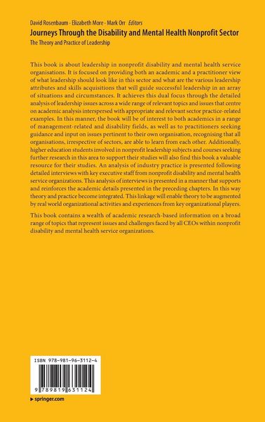 Produktbild: Journeys Through the Disability and Mental Health Nonprofit Sector