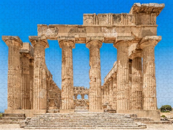 Produktbild: CALVENDO Puzzle Tempel E um 450 v. Chr. | 1000 Teile Lege-Gr&ouml;&szlig;e 64x48cm Foto-Puzzle f&uuml;r gl&uuml;ckliche Stunden