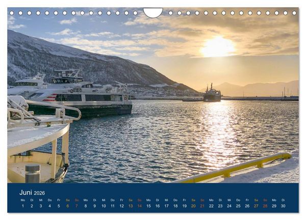 Produktbild: Troms&ouml;, eisiges Nord-Norwegen (Wandkalender 2026 DIN A4 quer), CALVENDO Monatskalender