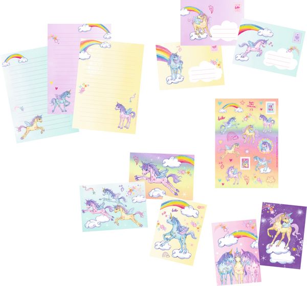 Produktbild: Briefpapier-Set - Einhorn-Paradies