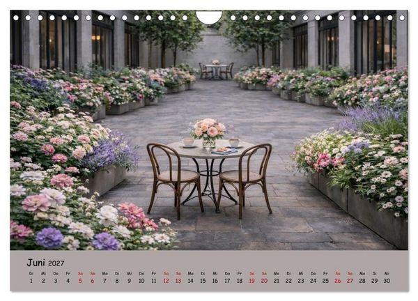 Produktbild: Urbane Oasen - Wo die Stadt aufblüht (Wandkalender 2027 DIN A4 quer), CALVENDO Monatskalender